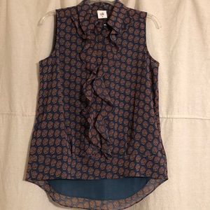 Cabi Medallion Reign Ruffle Tank
